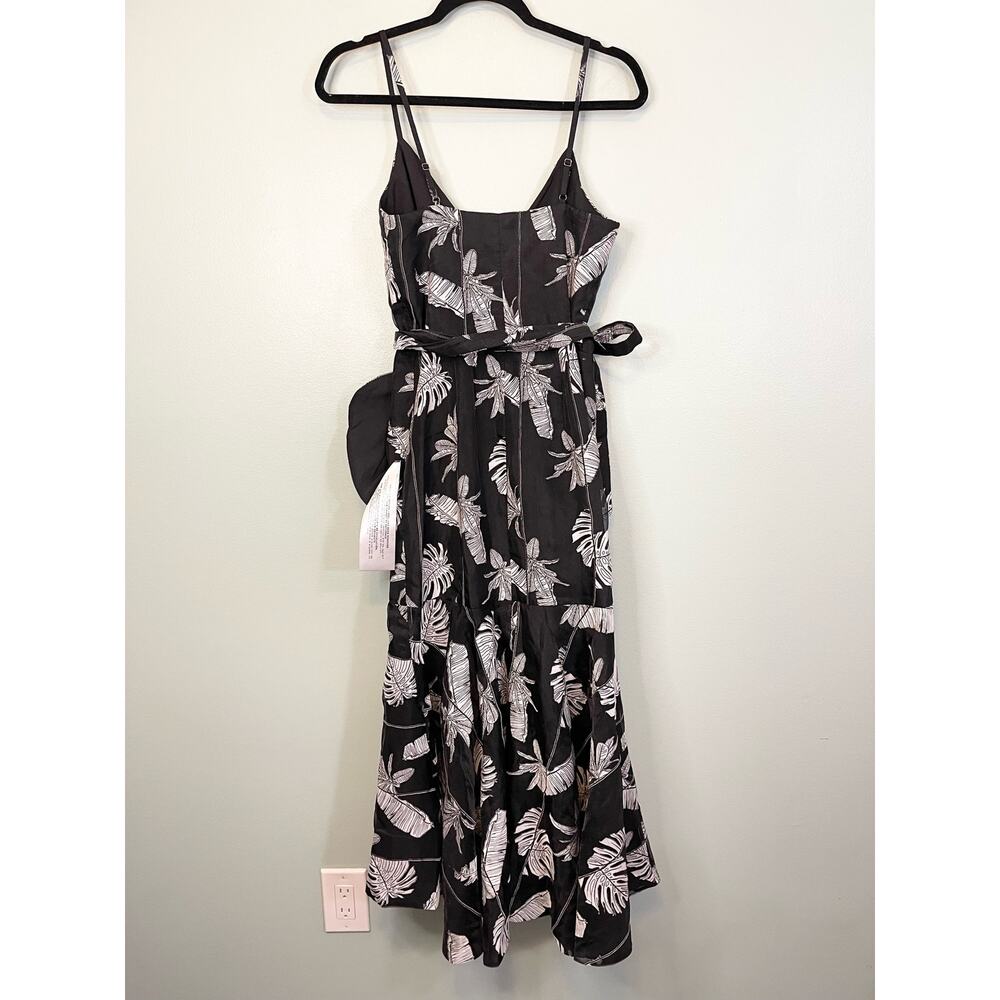 Dress The Population Delphine Wrap Dress Small Feminine Romantic Party Date NWT - Picture 3 of 11
